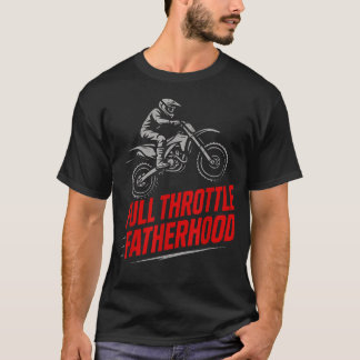 Camiseta Papá de Motocross Día del Padre Bicicleta de Motoc