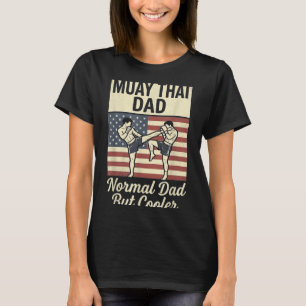Camiseta Papá de muaythai como un papá normal pero más geni