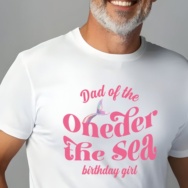 Camiseta Papá de Oneder La Sirena del Mar cumpleañera (Subido por el creador)