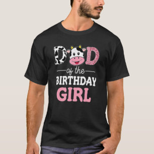 Camiseta Papá De Papá Noel Chica De La Granja De Cumpleaños