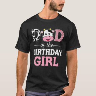 Camiseta Papá De Papá Noel Chica De La Granja De Cumpleaños