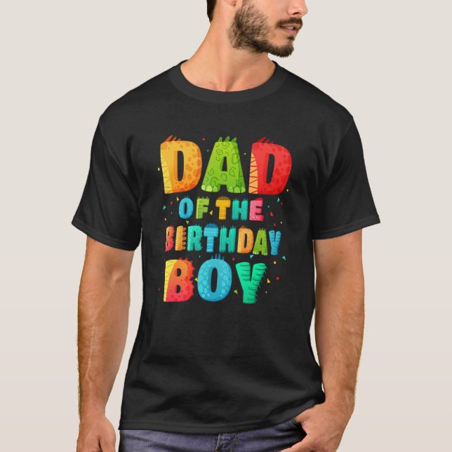 Camiseta Papá De Papá Noel Rex Dinosaurio (Anverso)