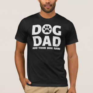 Camiseta Papá de perro personalizado