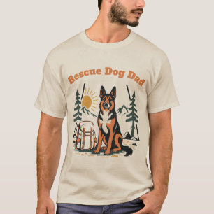 Camiseta Papá de Perro Rescatado
