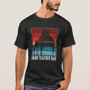 Camiseta Papá de piano hombre de piano pianista teclista mú