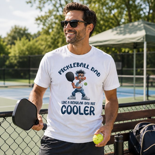 Camiseta Papá de Pickleball, Como un Papá Regular (Subido por el creador)