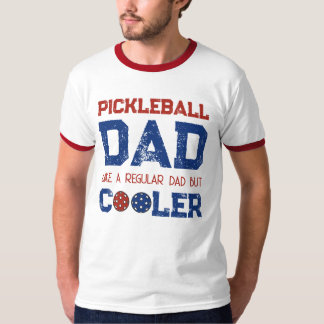CAMISETA PAPÁ DE PICKLEBALL COMO UN PAPÁ REGULAR PERO MÁS G