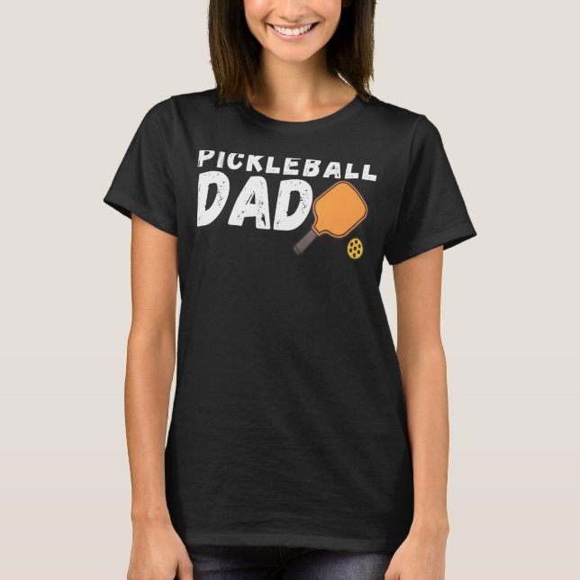 Camiseta Papá de Pickleball Divertido Jugador de Pickler Re (Anverso)