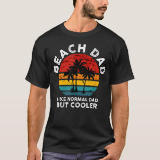 Camiseta Papá de playa como papá normal pero más cool diver