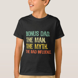 Camiseta Papa de regalo El hombre mito mala influencia dive