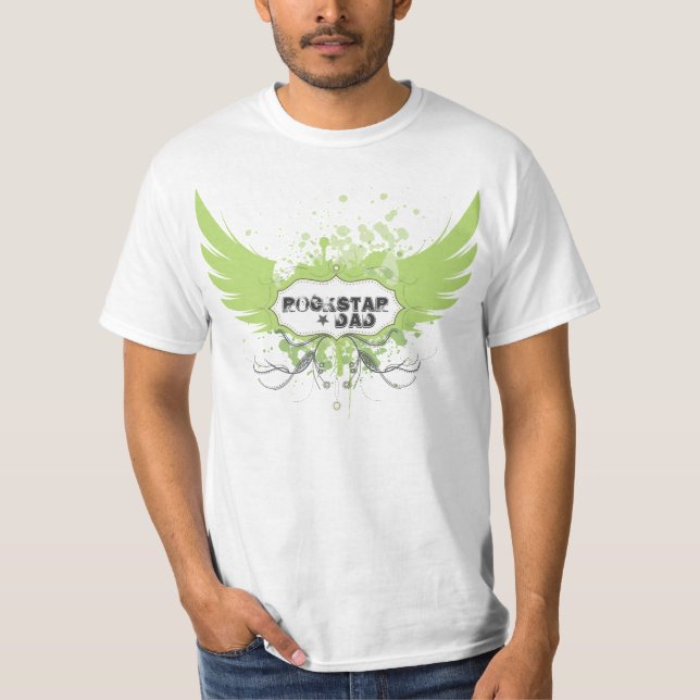Camiseta Papá de Rockstar (Anverso)