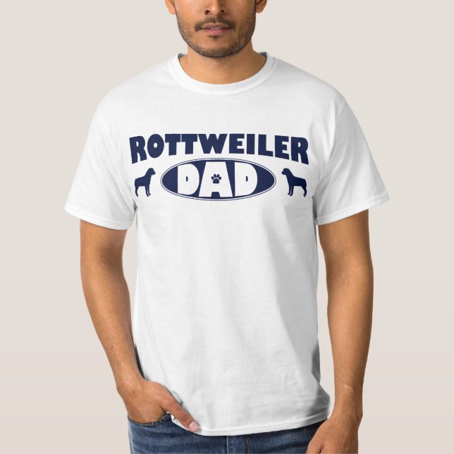 Camiseta Papá de Rottweiler (Anverso)