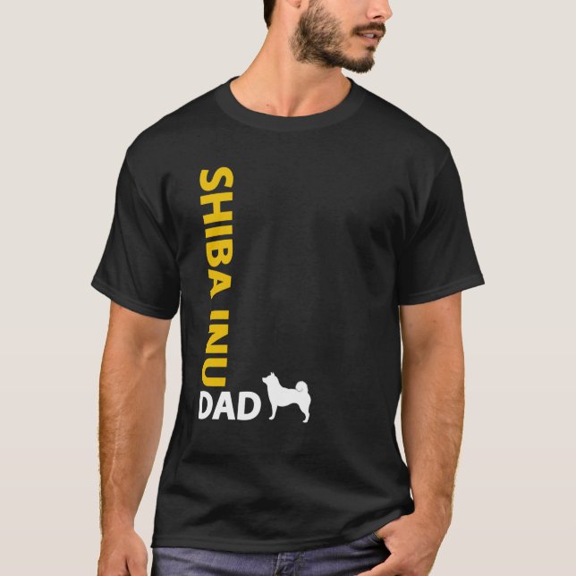 Camiseta Papá de Shiba Inu (Anverso)
