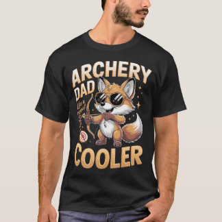 Camiseta Papá de tiro con arco como un papá normal pero