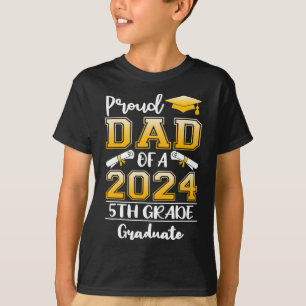Camiseta Papá De Un Graduado De 5º Grado De 2024