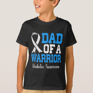 Camiseta Papá De Un Guerrero De La T1d Concienciación Sobre