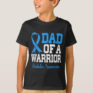 Camiseta Papá De Un Guerrero De La T1d Concienciación Sobre