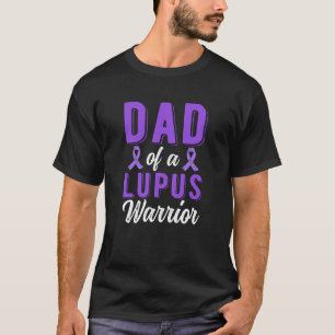Camiseta Papá de un guerrero del lupus Papá lupus Papá luch