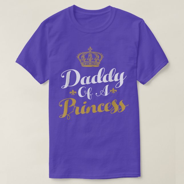 Camiseta Papá de una princesa  Día del padre divertido para (Diseño del anverso)