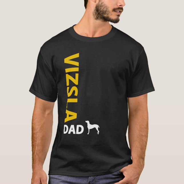 Camiseta Papá de Vizsla (Anverso)
