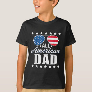 Camiseta Papá del 4 de julio Patriota estadounidense Papá d