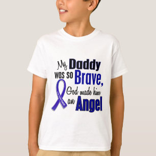 Camiseta Papá del ÁNGEL 1 del cáncer de colon