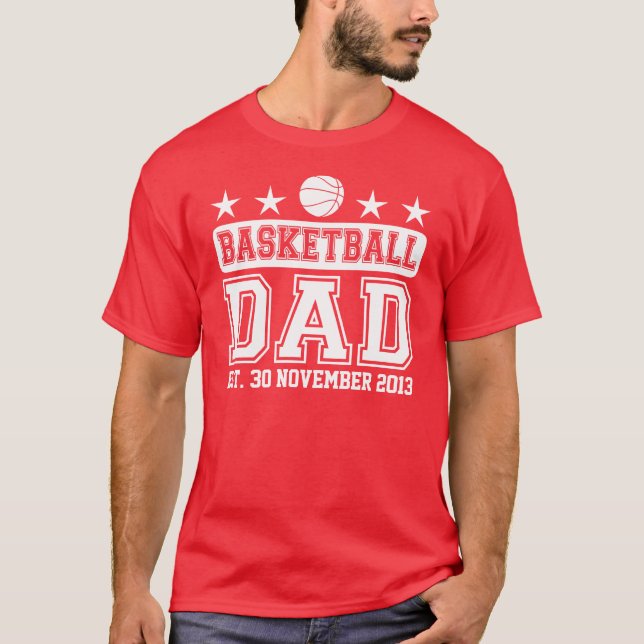 Camiseta Papá del baloncesto (Anverso)