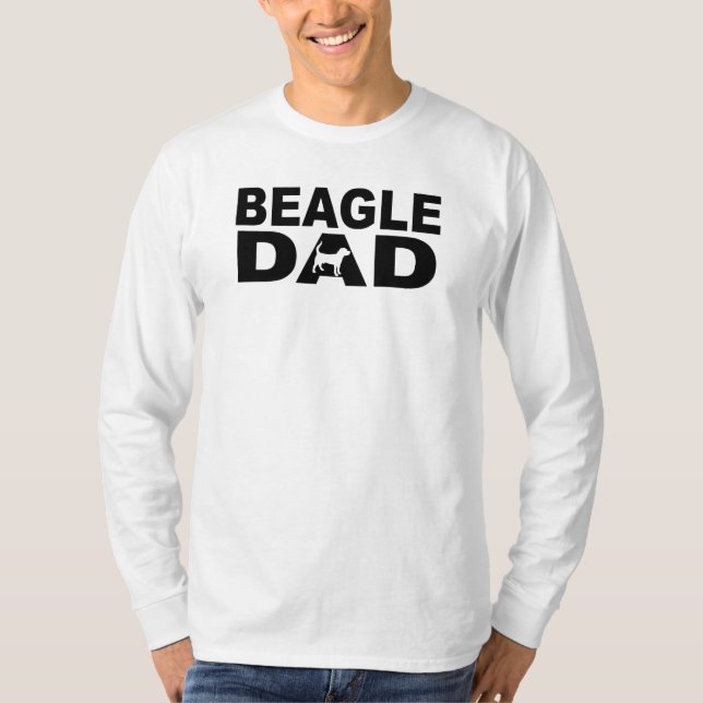 Camiseta Papá del beagle (Anverso)