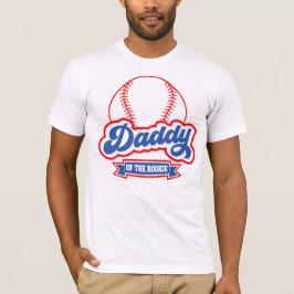 Camiseta Papá del Béisbol Novato Día del Padre Divertido