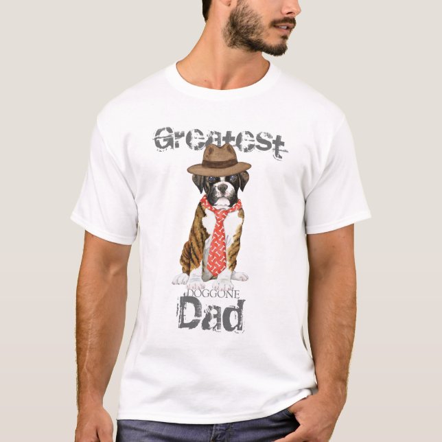 Camiseta Papá del boxeador (Anverso)
