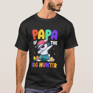 Camiseta Papá del Cazador de Huevos Conejo Dabbing Cumpleañ