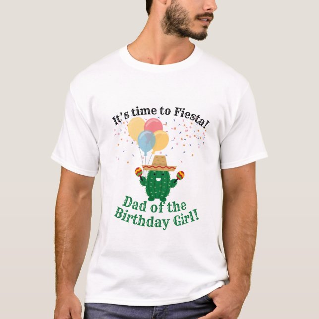 Camiseta Papá del Chica de cumpleaños | Hora de hacer la Fi (Anverso)