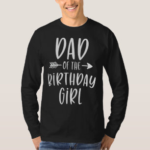 Camiseta Papá Del Chica De Cumpleaños Papi Y Hija Bday Par