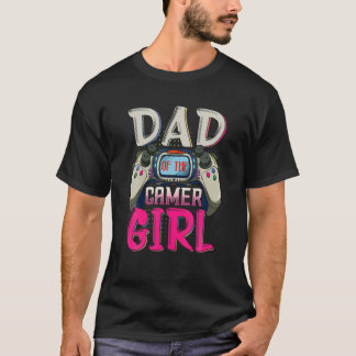 Camiseta Papá Del Chica Jugador Que Coincide Con El Vide Ju