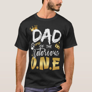 Camiseta Papá Del Conocido Hop De Un Cumpleaños En La Escue
