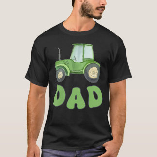 Camiseta Papá Del Cumpleañero Tractores Camiones De Granja