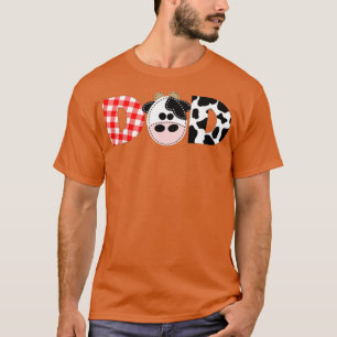 Camiseta Papá del cumpleaños de Boy Cow Farm primer cumplea