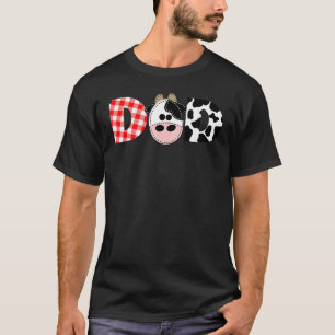 Camiseta Papá Del Cumpleaños De La Granja De Vacas Muchacha