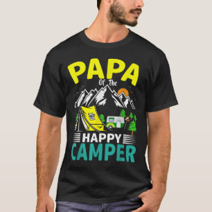 Camiseta Papa del cumpleaños número 1 de Papá Campista Fami
