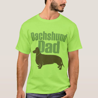 Camiseta "Papá del Dachshund "