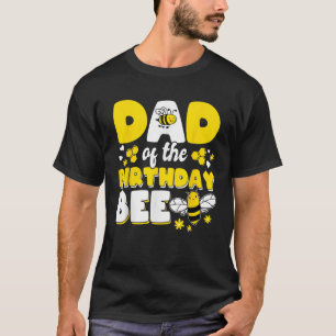 Camiseta Papá Del Día De La Abeja Chica Fiesta Coincidiendo