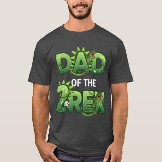 Camiseta Papá del diseño divertido del padre del T-Rex Dino