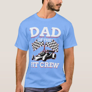 Camiseta Papá del equipo de pit de carreras de coches de ca