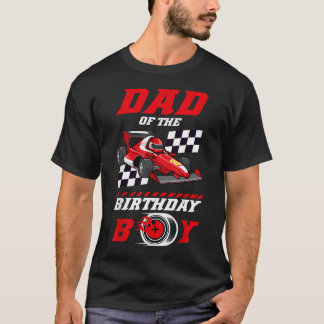 Camiseta Papá Del Equipo De Pit De Coche De Carreras Del Cu