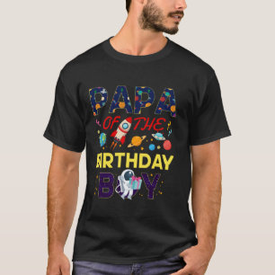 Camiseta Papa del espacio de Astronauta de Birthday para la