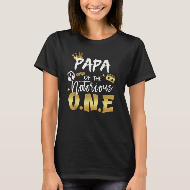 Camiseta Papa Del Famoso Hop De Hip De Un Colegio Viejo (Anverso)