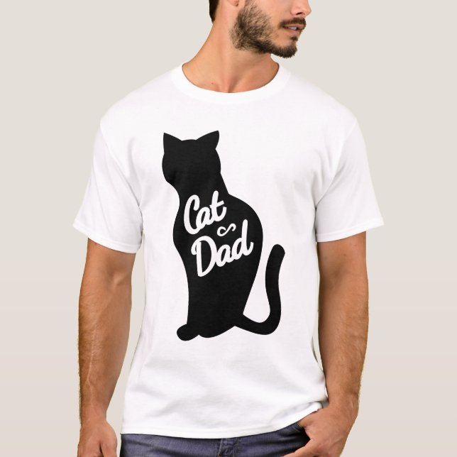 Camiseta Papá del gato (Anverso)