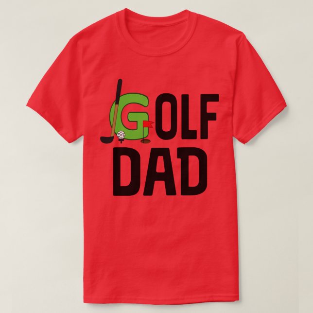 Camiseta Papá del golf (Diseño del anverso)