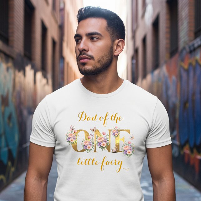 Camiseta Papá del jardín de hadas cumpleaños 1 (Subido por el creador)