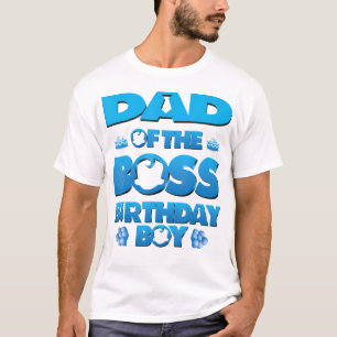 Camiseta Papá Del Jefe Nacimiento Niño Fiesta De Familia Di